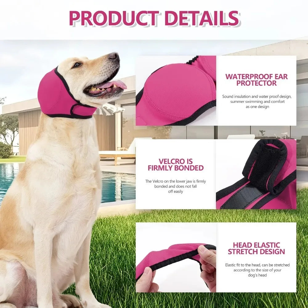 Calming Noise-Reduction Earmuffs for Dogs Grey Pack