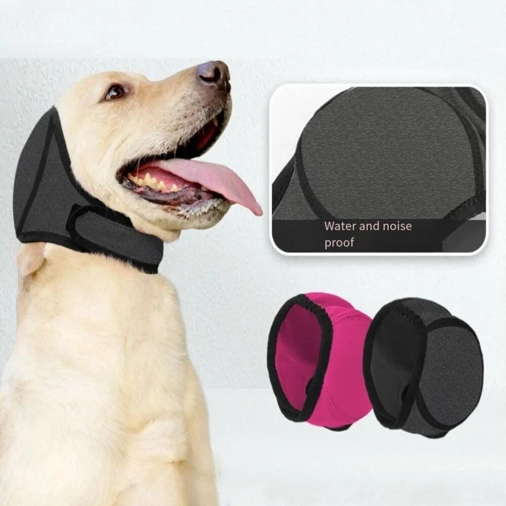 Calming Noise-Reduction Earmuffs for Dogs Grey Pack