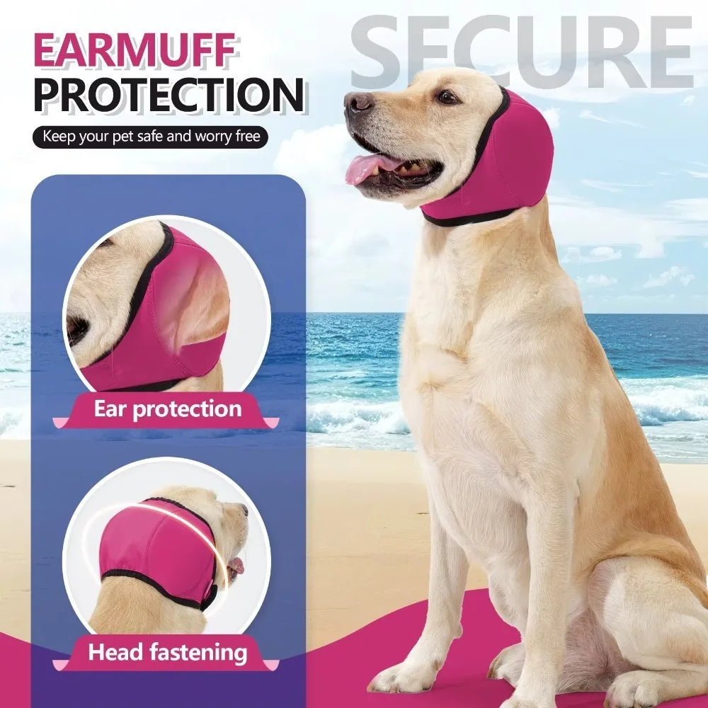 Calming Noise-Reduction Earmuffs for Dogs Grey Pack
