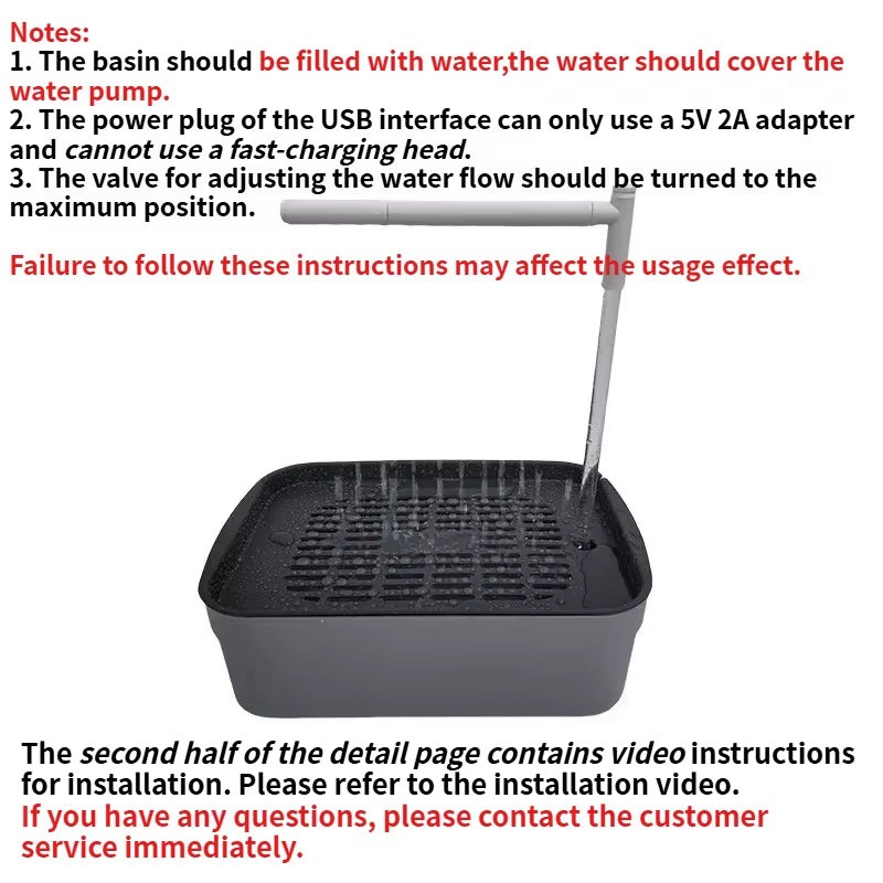 Automatic Bird Bath for Parrots